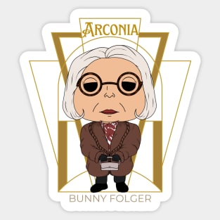 OMITB Bunny Folger Arconia Sticker